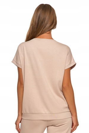 Bluzka Damska Oversize T-Shirt Kimonowe Rękawy Luźna Koszulka MORAJ 