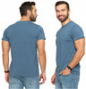T-SHIRT PREMIUM MĘSKI Koszulka Gładka Bluzka z Haftem Logo MORAJ 