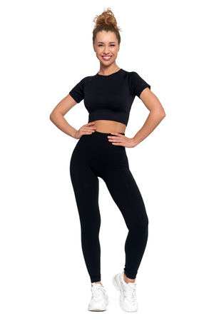 LEGGINSY DAMSKIE OCIEPLANE GETRY Z WYSOKIM STANEM I SZEROKI PAS MORAJ
