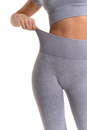 Legginsy Damskie Sportowe Wysoki Stan Kryjące Elastyczne Wygodne MORAJ