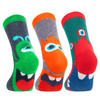SKARPETY DZIECIĘCE MORAJ WYSOKIE SKARPETKI KOLOROWE POTWORKI 3-PAR