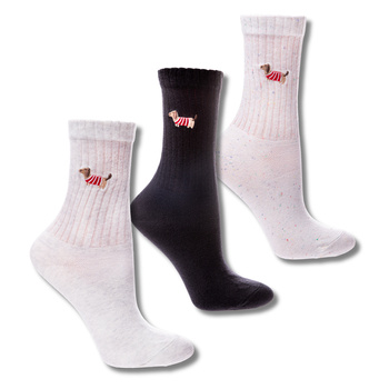 SKARPETY Z JAMNIKAMI HAFT PSA SKARPETKI WYSOKIE DŁUGIE MORAJ 3-PAR