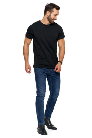 T-Shirt Męski PREMIUM Koszulka na Krótki Rękaw Bawełna Czesana MORAJ