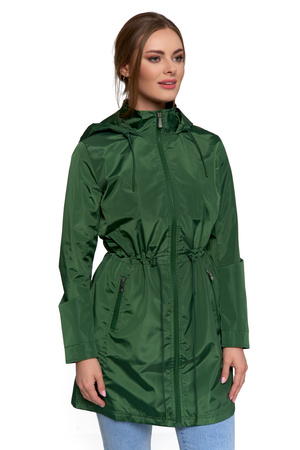 KURTKA DAMSKA PRZEJŚCIOWA Z KAPTUREM PARKA ELEGANCKI PŁASZCZ MORAJ