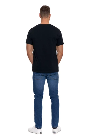 T-SHIRT MĘSKI MORAJ KOSZULKA KRÓTKI RĘKAW PROSTA Z KIESZONKĄ MODNA