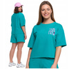 Luźny T-SHIRT DAMSKI Koszulka Bawełniana Bluzka z Krótkim Rękawem MORAJ 