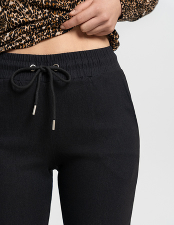 PROSTE SPODNIE DAMSKIE WIĄZANE ELASTYCZNE WYGODNE MODNE MORAJ