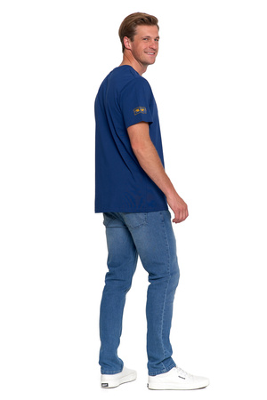 T-SHIRT MĘSKI STYLOWA KOSZULKA Z KRÓTKIM RĘKAWEM MODNA BLUZKA MORAJ