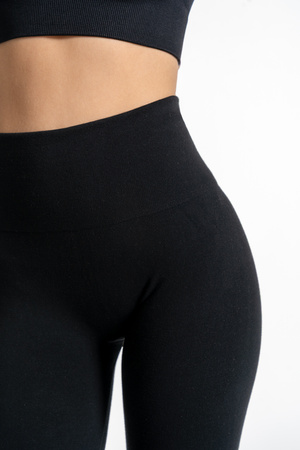 LEGGINSY DAMSKIE OCIEPLANE GETRY Z WYSOKIM STANEM I SZEROKI PAS MORAJ