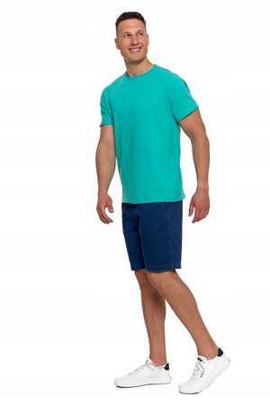 T-SHIRT MĘSKI Z KRÓTKIM RĘKAWEM GŁADKA KOSZULKA BAWEŁNIANA BLUZKA MORAJ 