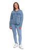 JEANSOWA KURTKA DAMSKA KLASYCZNA JEANS MODNA STYLOWA PRZEJŚCIOWA MORAJ