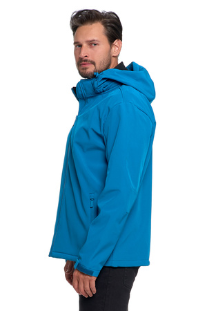 KURTKA MĘSKA Softshell Przejściowa Wodoodporna Odpinany Kaptur MORAJ