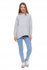 LUŹNA BLUZA DAMSKA DRESOWA OVERSIZE PRZEZ GŁOWĘ Z KAPTUREM MORAJ