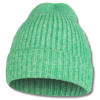 CZAPKA DAMSKA PRĄŻKOWANA MODNA PONADCZASOWA ELEGANCKA CIEPŁA NA ZIMĘ MORAJ