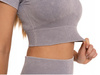 CROP-TOP DAMSKI z Krótkim Rękawem Stylowy Koszulka Sportowa MORAJ 