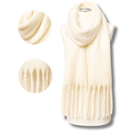 SZAL DAMSKI CIEPŁY SZALIK MORAJ GŁADKI KLASYCZNY DŁUGI NA ZIMĘ MIĘKKI