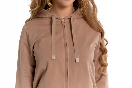 DRES DAMSKI MORAJ WYGODNY ZESTAW DRESOWY SPODNIE I BLUZA ROZPINANA 