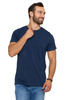 T-SHIRT MĘSKI PREMIUM Koszulka Gładka Bluzka z delikatnym haftem MORAJ 