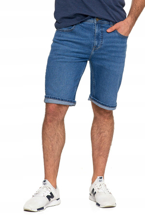 SPODENKI JEANSOWE Szorty Męskie Na Lato Bawełniane Jeans Wygodne MORAJ 
