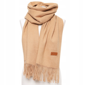 Szal Ciepły z Frędzlami Klasyczny Elegancki na Zimę Uniwersalny MORAJ