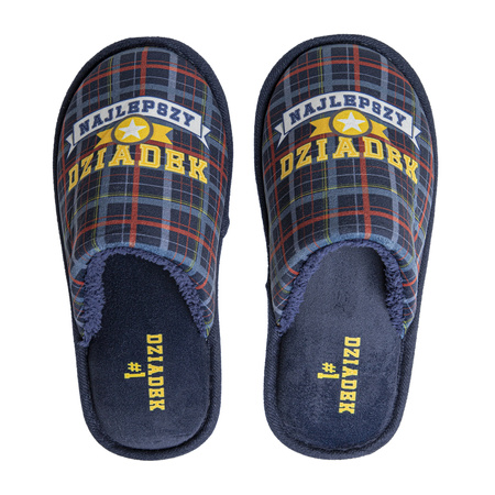 KAPCIE MĘSKIE DLA DZIADKA LACZKI DOMOWE KLAPKI NA PREZENT MORAJ