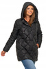 KURTKA DAMSKA PIKOWANA z Kapturem Przejściowa na Jesień Wiosnę MORAJ