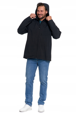 KURTKA UNISEX Przejściowa Przeciwdeszczowa Kaptur Wygodna Modna MORAJ 