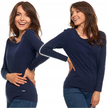 Sweter Damski Lekki Sweterek na Jesień Delikatny Elegancki MORAJ