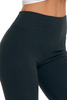 LEGGINSY DAMSKIE Prążkowana Struktura Wysoki Stan Getry Kryjące MORAJ
