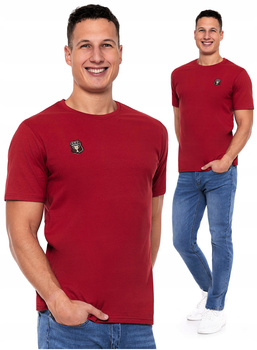 T-Shirt Męski Koszulka Bawełna Naszywka MORAJ M