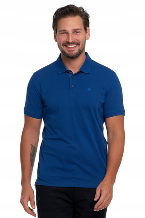 Elegancka Polówka Polo Męskie Koszulka T-Shirt z Krótkim Rękawem MORAJ 