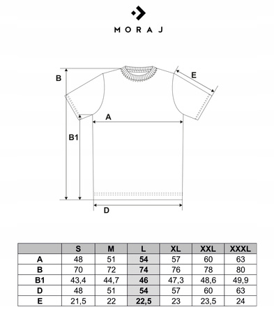 T-Shirt Męski Klasyczny Koszulka na Krótki Rękaw Modne Wzory MORAJ 