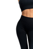 Legginsy Damskie Sportowe Wysoki Stan Kryjące Prążkowane Wygodne MORAJ