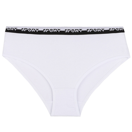 Majtki Bawełniane Figi Klasyczne Bikini Damskie Gumka w Pasie 2 szt. MORAJ 