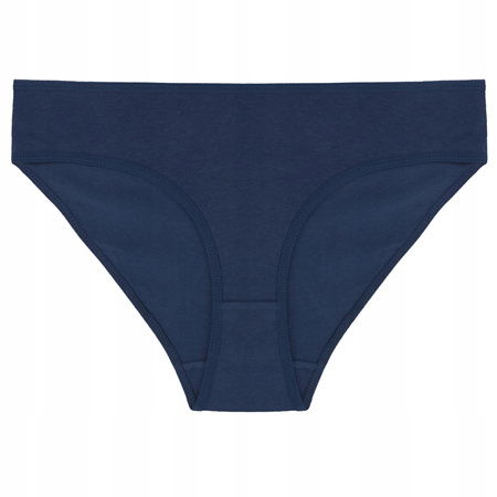 Figi Klasyczne Damskie Bawełniane Gładkie Bikini Wygodne MORAJ 3-pak 