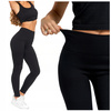 Legginsy Damskie Sportowe Wysoki Stan Kryjące Prążkowane Wygodne MORAJ 