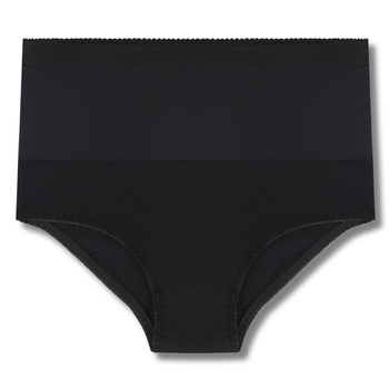 FIGI DAMSKIE ŚCIĄGAJĄCE MAJTKI MAXI BIKINI CZARNE GŁADKIE MORAJ 1-SZT.