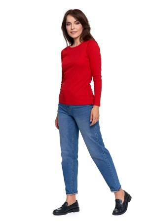 BLUZKA DAMSKA PRĄŻKOWANA LONGSLEEVE KOSZULKA DŁUGI RĘKAW PRĄŻEK MORAJ