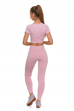 Legginsy Damskie Sportowe Wysoki Stan Kryjące Elastyczne Wygodne MORAJ
