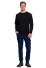 KOSZULKA MĘSKA Z DŁUGIM RĘKAWEM LONGSLEEVE STRUKTURA MODNY MORAJ