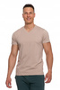 T-SHIRT MĘSKI PREMIUM Koszulka z Krótkim Rękawem Gładka Slim Fit MORAJ 