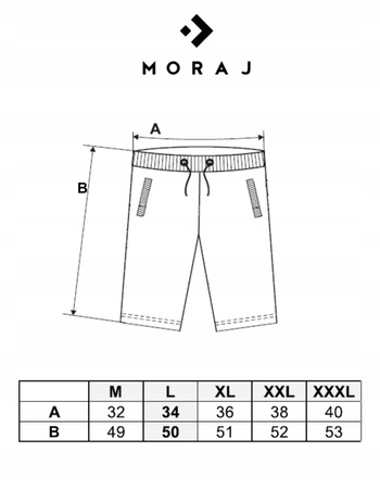 Spodenki Szorty Męskie Kieszenie na lato MORAJ 