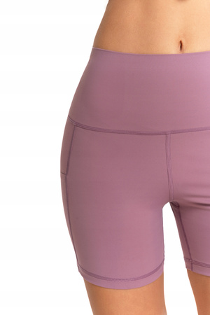 Legginsy Kolarki Szorty Damskie Sportowe Wysoki Stan Kieszenie MORAJ