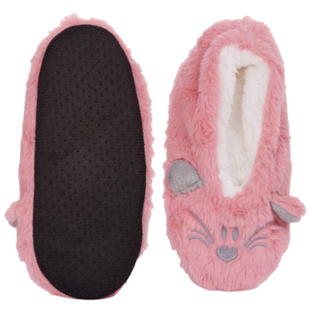 KAPCIE DAMSKIE BAMBOSZE MIĘKKA PODESZWA PAPCIE Z ABS UROCZE MORAJ