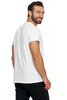 T-Shirt Męski Koszulka Krótki Rękaw Biała PREMIUM Bawełna czesana MORAJ 