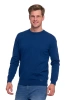 SWETER MĘSKI ELEGANCKI KLASYCZNY BAWEŁNIANY OKRĄGŁY DEKOLT GŁADKI MORAJ