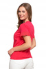 Bluzka Damska Motylkowe Rękawy z Koronką Elegancka Koszulka T-Shirt MORAJ 