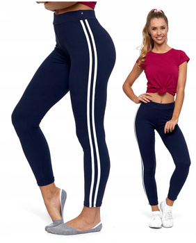 MORAJ Legginsy z Wysokim Stanem Kryjące