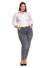 SPODNIE MOM FIT JEANSOWE DAMSKIE WYSOKI STAN LUŹNE MODNE JEANSY MORAJ
