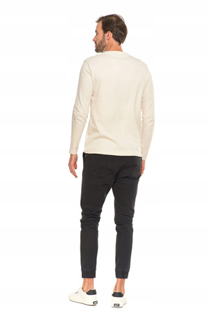KOSZULKA MĘSKA Na Długi Rękaw Longsleeve Gładka Klasyczna Prosta MORAJ 